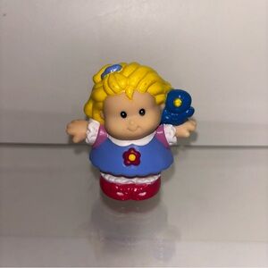 VTG Fisher Price Little People Sarah Lynn with Bluebird